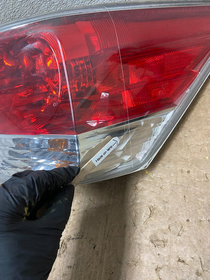2008 to 2012 Honda Accord Sedan Tail light Right Passenger RH Side AA4173 DW5