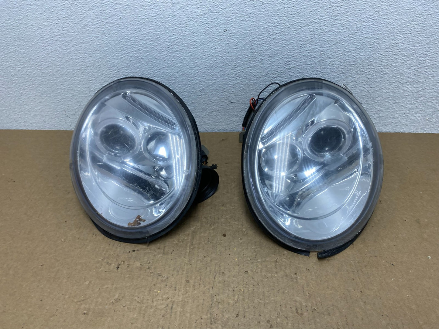 1998-2005 Vw Volkswagen Beetle Led Halo Projector Headlights Left+Right Ac13610
