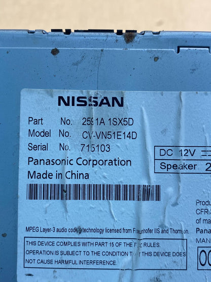 2013 - 2016 Nissan Pathfinder Radio AM/FM Receiver AE7401 DW6