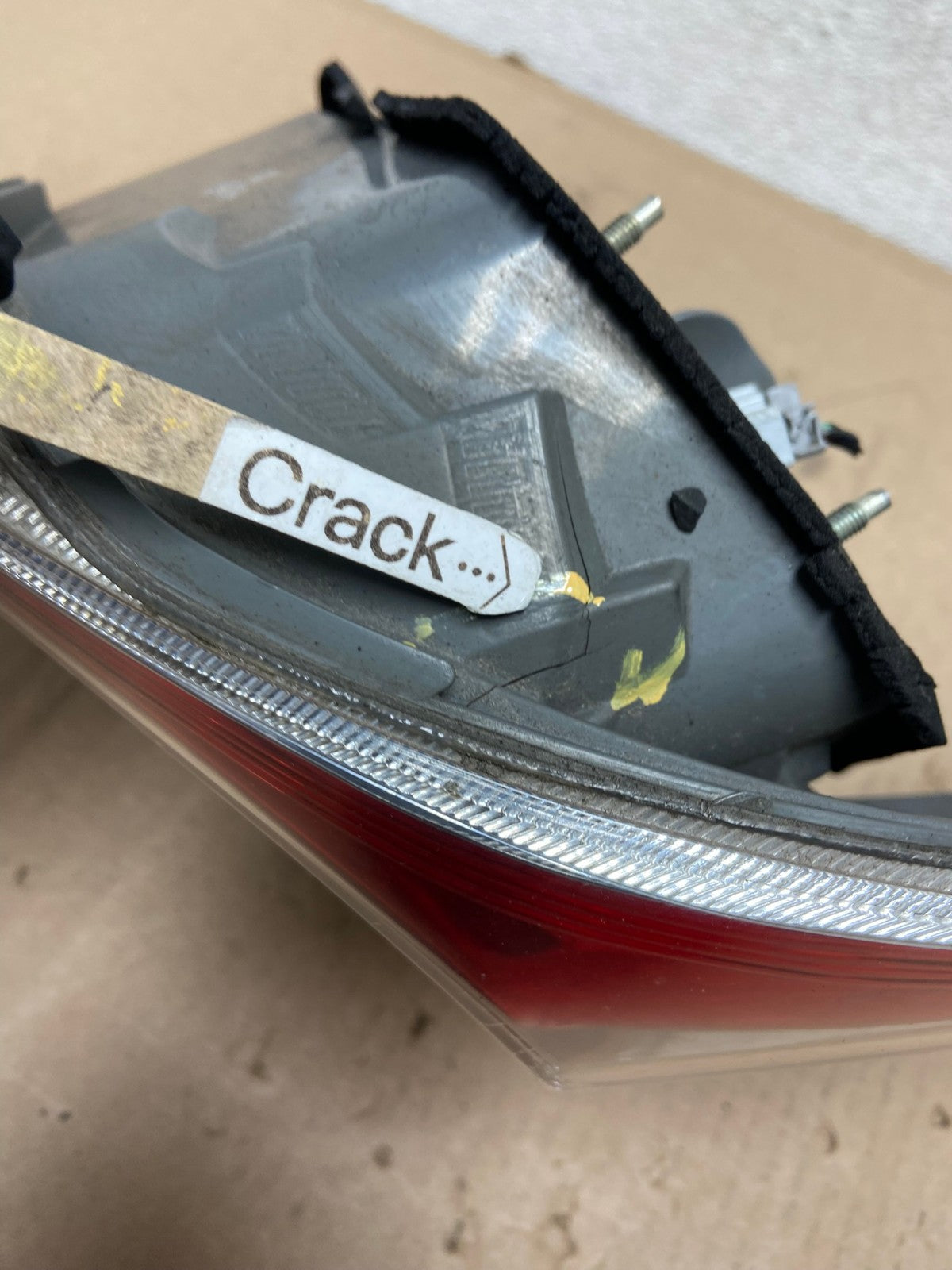 2008 to 2012 Honda Accord Sedan Tail light Right Passenger RH AG6718 LK5