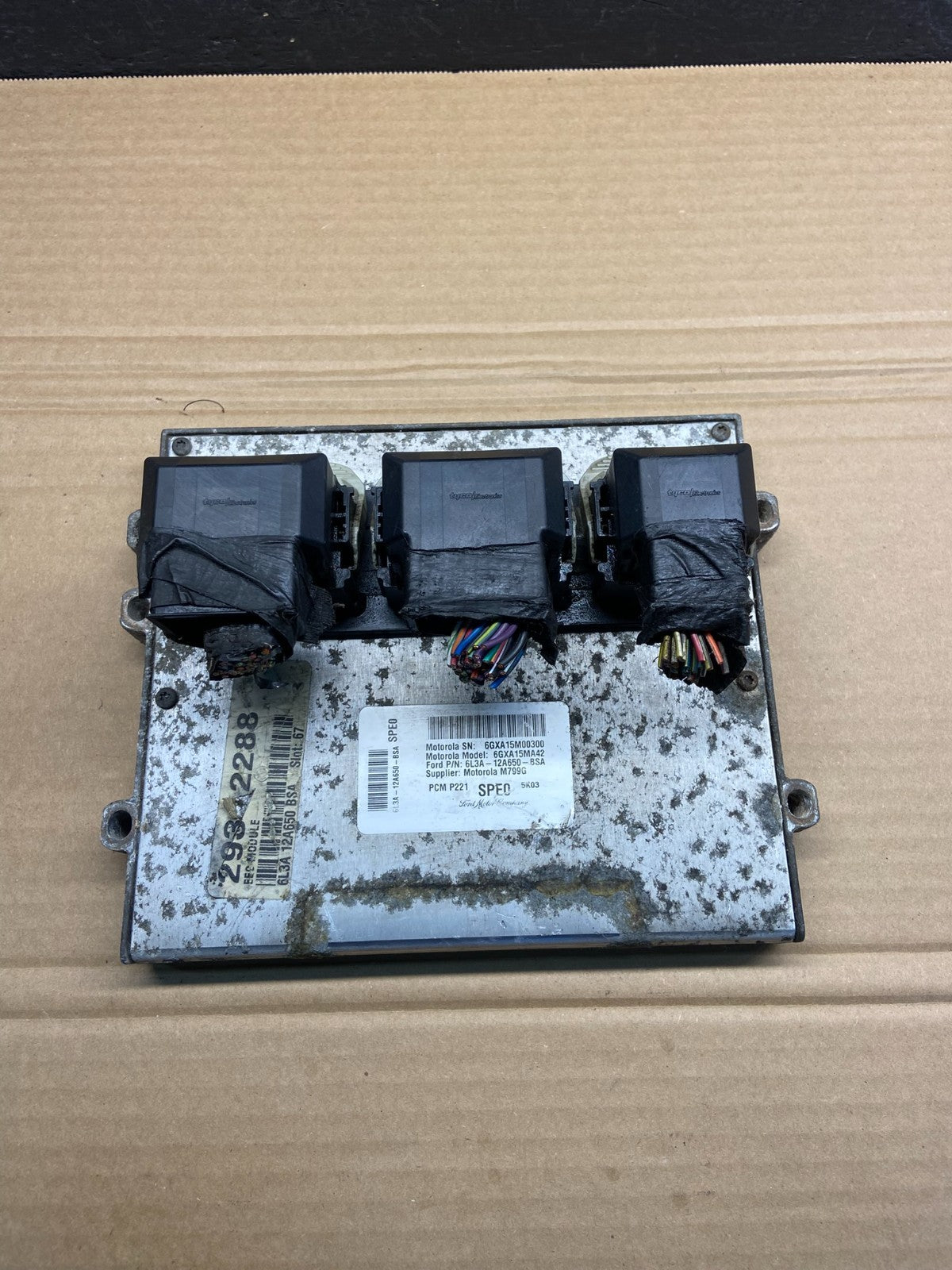 2005 2006 Ford F150 5.4L Engine Control ECU Module 6l3a-12a650-bsa AE4687 DG0