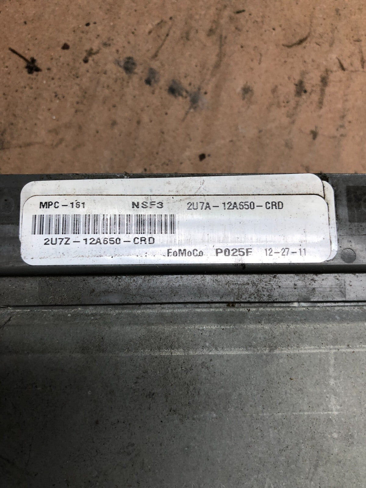 2001 2004 Ford Escape Engine Control Unit ECU ECM 2U7A-12A650-CRD F6301 PS3