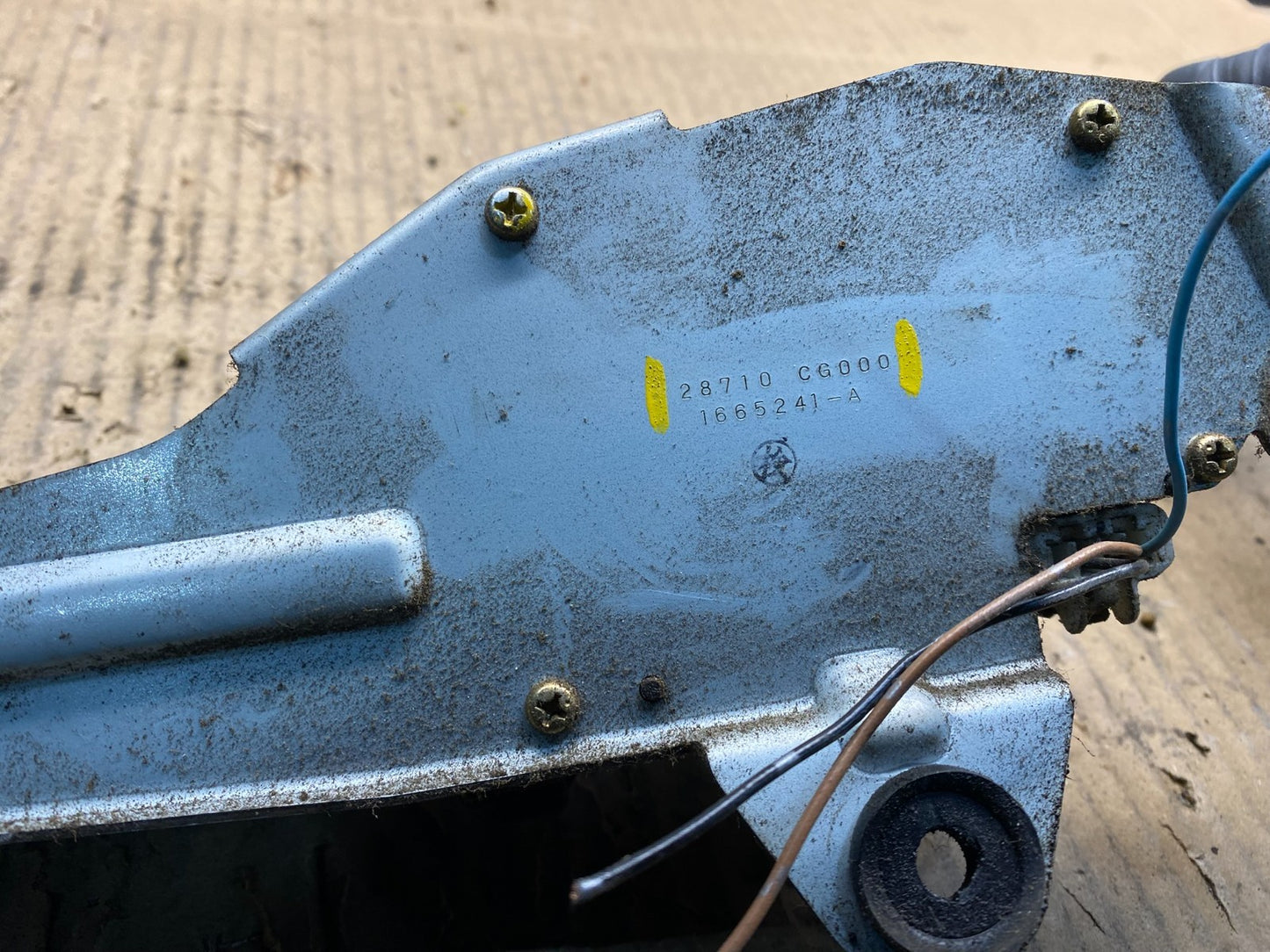 2003-2008 Infiniti FX35 Rear Liftgate Back Window Wiper Motor ad7469 DG6