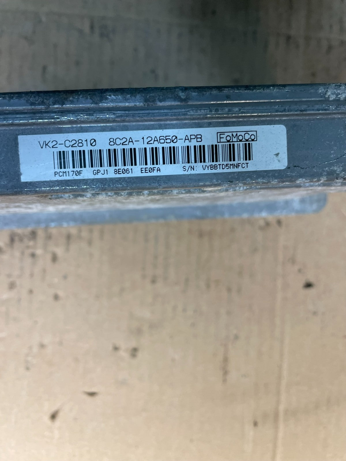 2008 Ford Van E-Series 5.4L Engine Control Module Unit ECU v1955 PS3