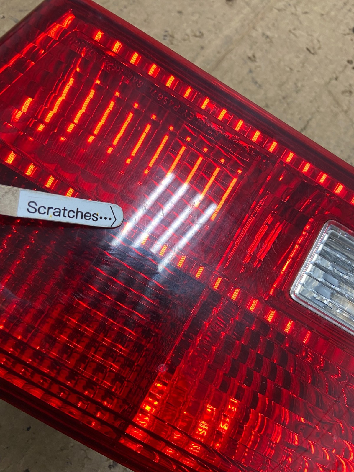 2005 Honda Accord Left Side Driver Lh Inner Trunk Lid Tail Light OEM AA8356 LK3