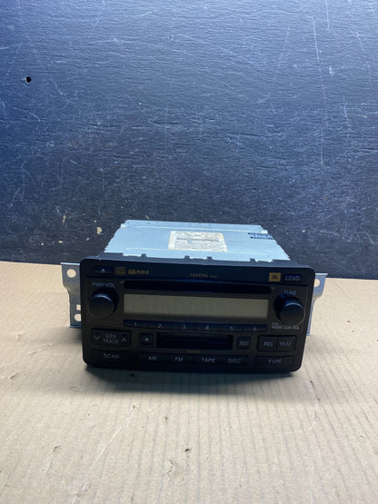 2003 to 2006 Toyota Tundra Sequoia AM/FM Radio CD Player AI0376 DG0