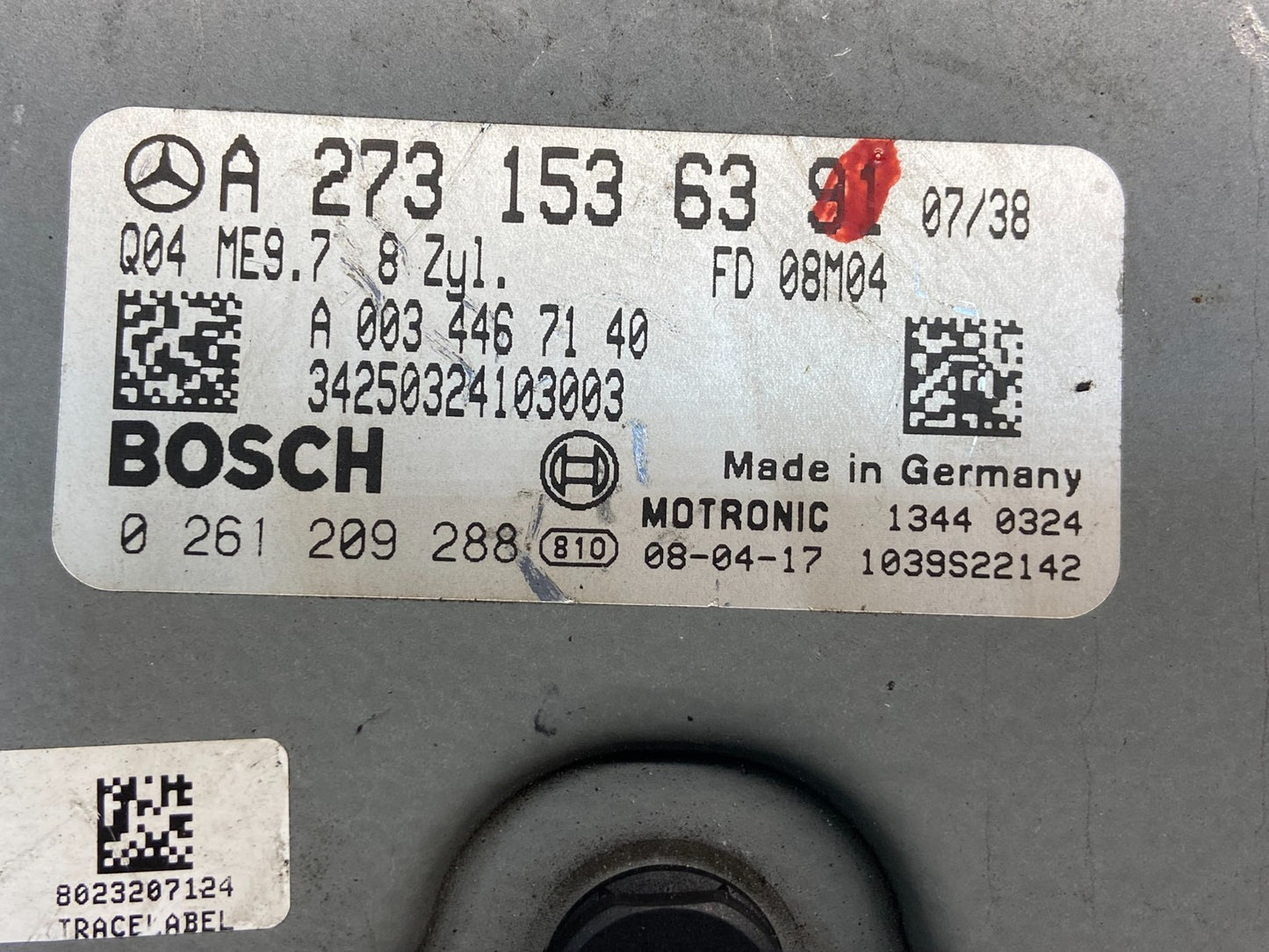 2007 to 2012 Mercedes GL450 ECM ECU Engine Control Module ag1554 DG2