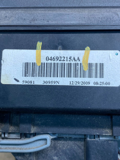 2009 Jeep Grand Cherokee Fuse Box Relay Panel Body Control Module BCM ag3566 DG6