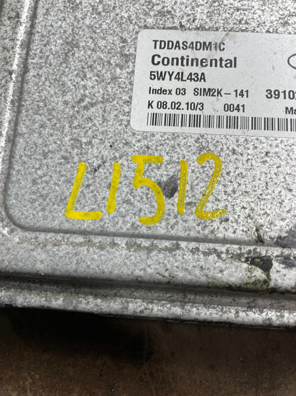 2010 to 2013 Kia Forte Engine Computer ECM 39102-2G332 L1512 DG4