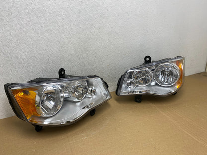 2008 to 2016 Chrysler Town and Country Left+Right Side Headlights AF9905 DW2