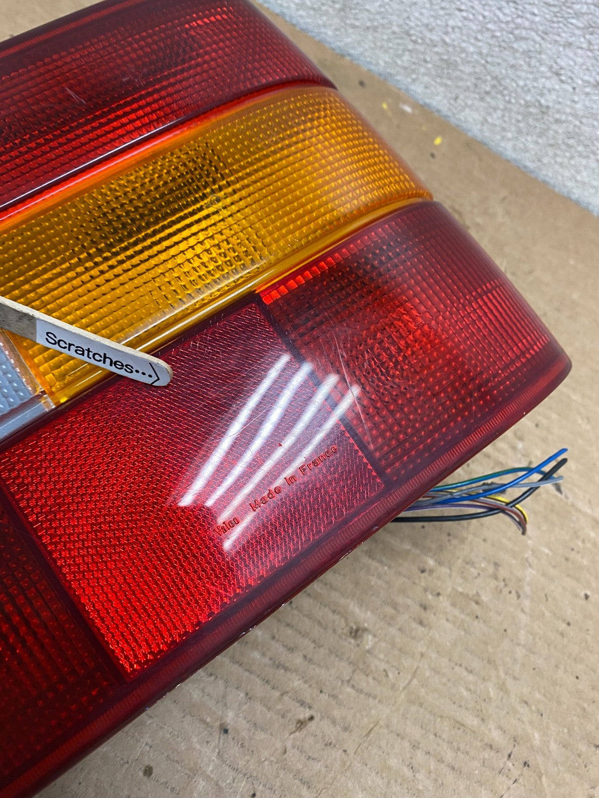 1993 to 1994 Volvo 850 Passenger Right Side Tail Light Sedan Z1532 PS3