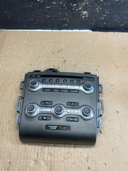 2011 - 2014 Nissan Murano AM FM Radio CD Climate Control Panel Oem AB2281 DG0