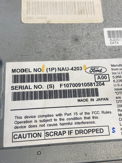 2009 - 2010 Ford Flex Dash AM/FM Radio CD Player AH5292 DG5