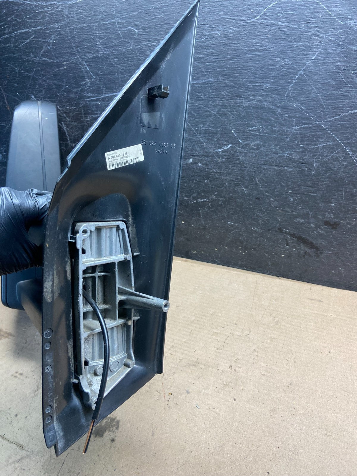 2007 to 2017 Mercedes-Benz Sprinter Right Passenger View Door Mirror OE Q1500 DG5