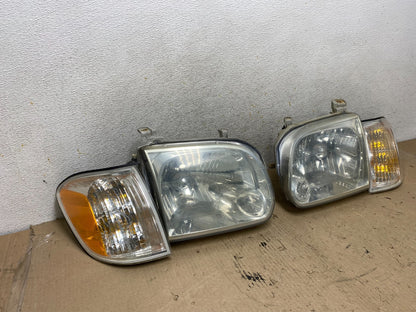 2005-2007 Toyota Sequoia Left+Right Side Halogen Headlights DEPO AH7710 DG1
