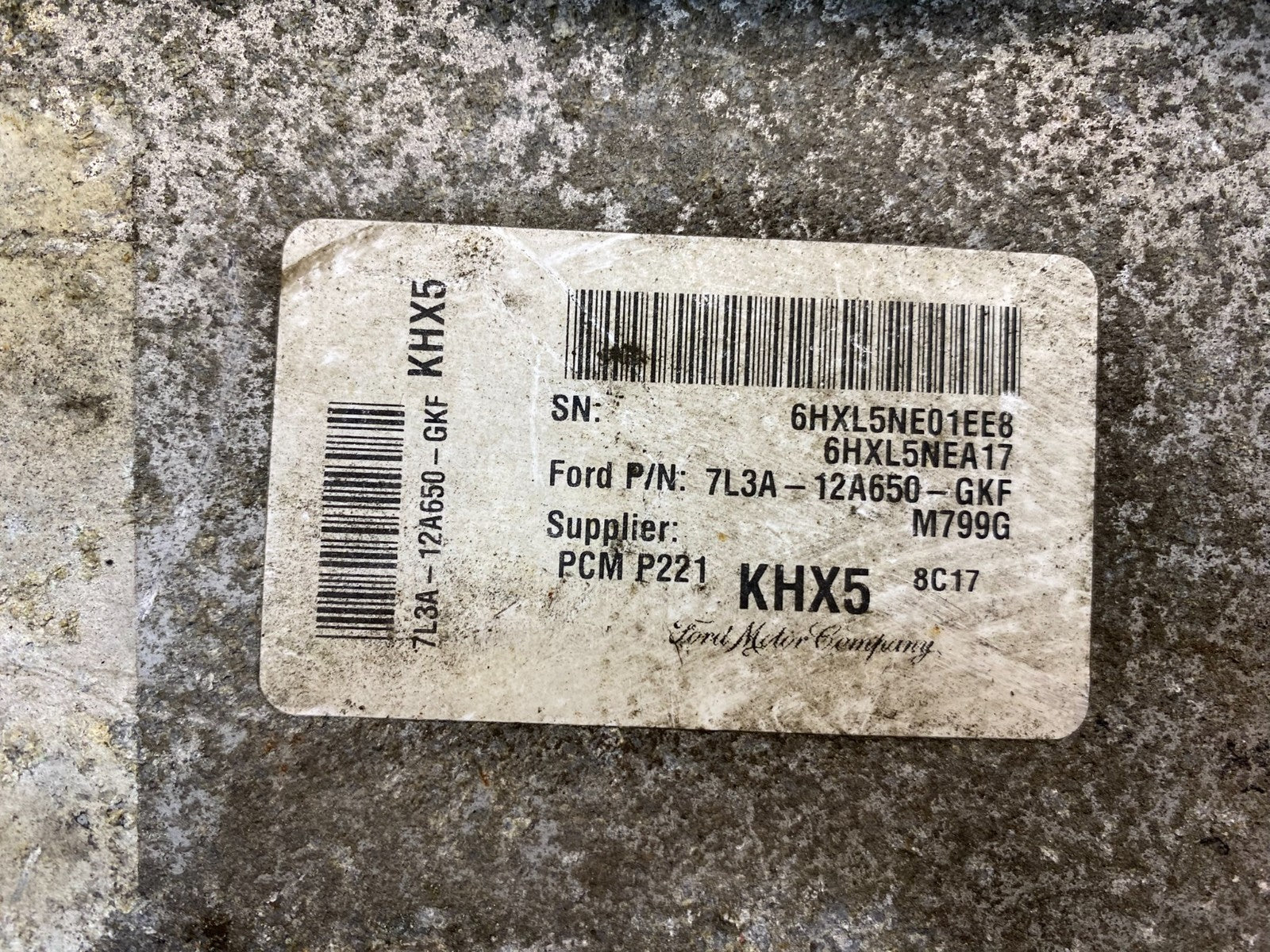 2007 2008 Ford F-150 F150 5.4L Engine Control Unit ECU Computer Module AE8041 DW2