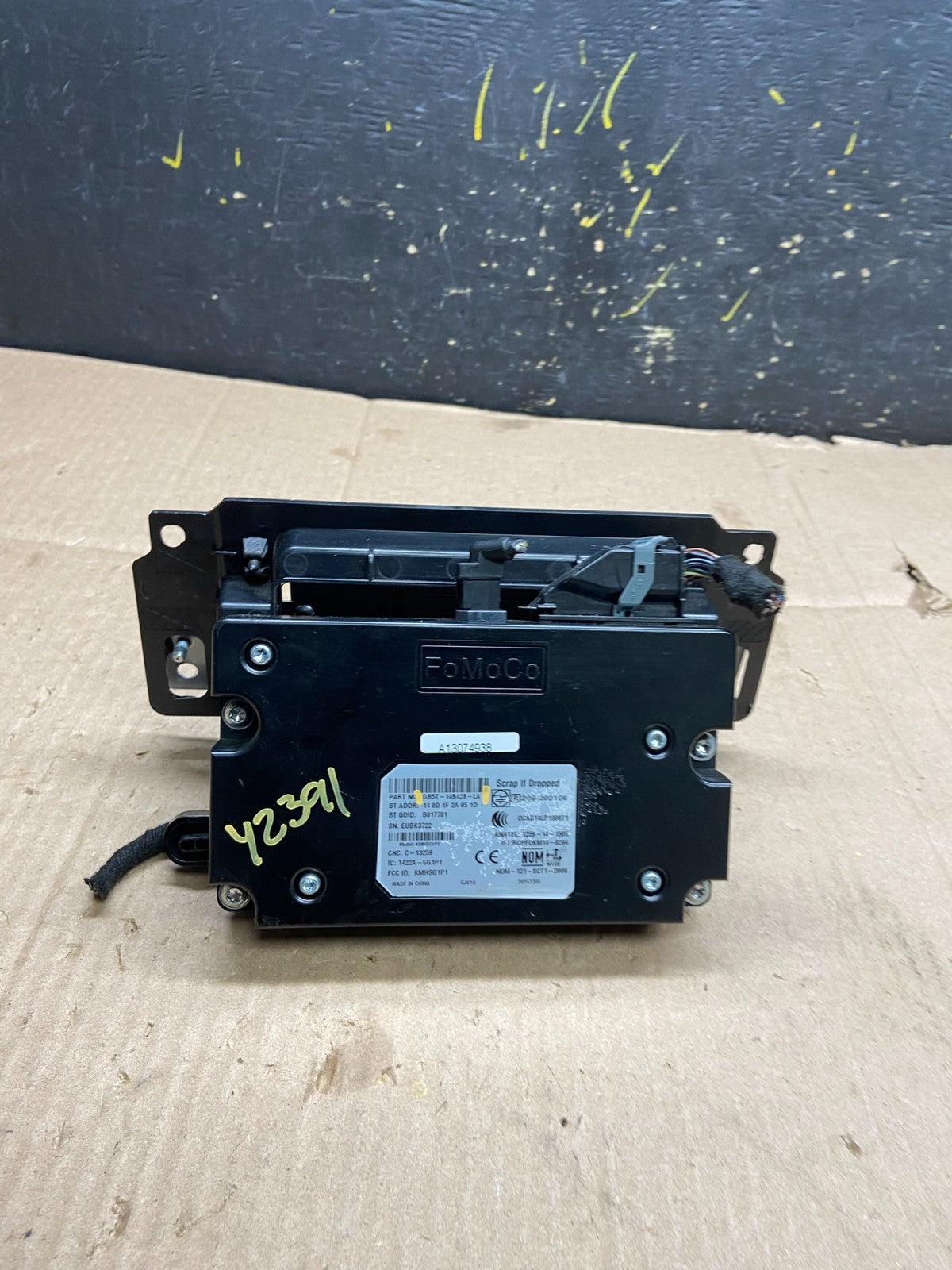 2014 2015 Ford Explorer Transit Taurus Bluetooth Radio Display Screen AC9511 DG3