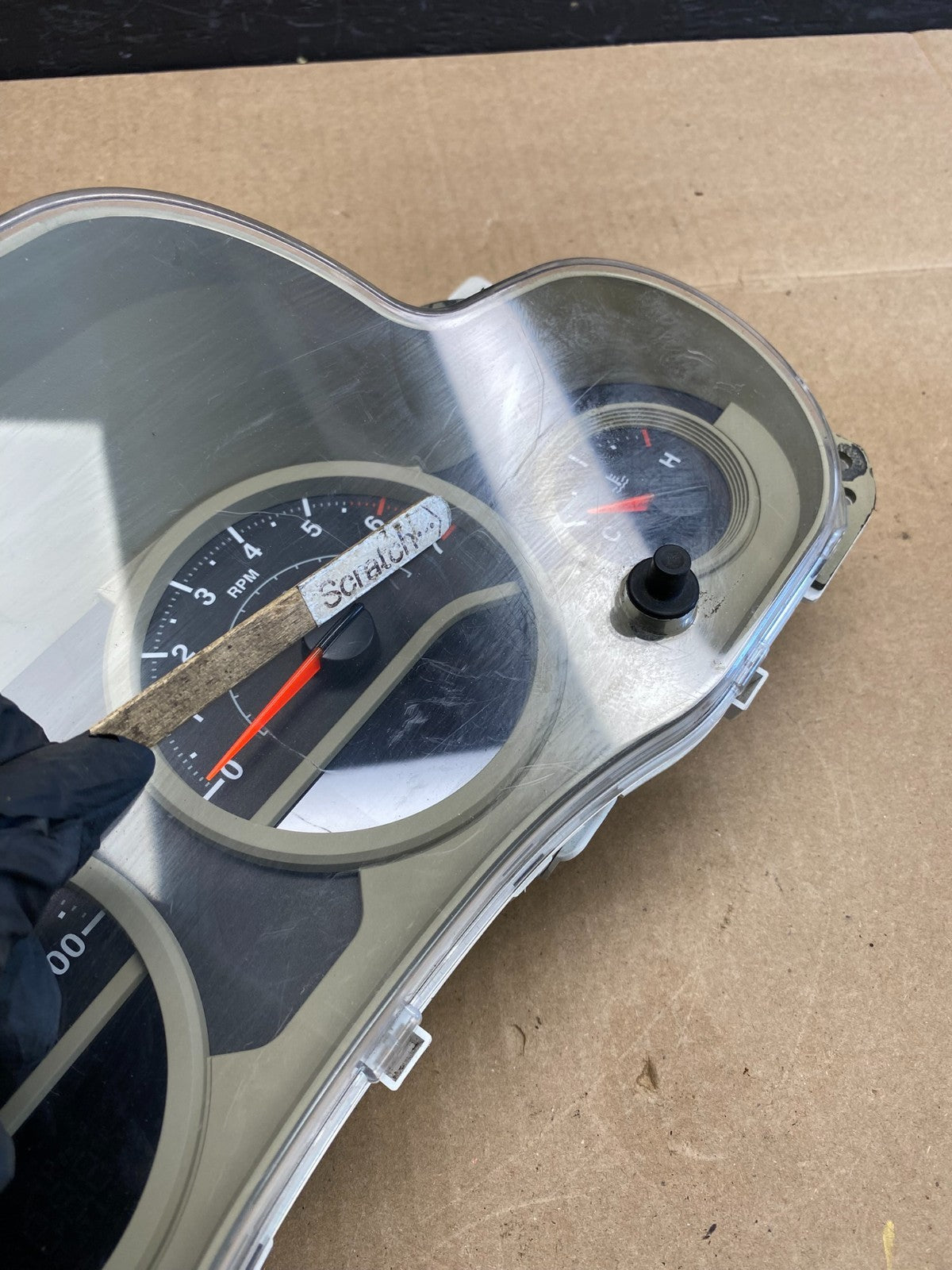 2008 Jeep Wrangler Speedometer Cluster AC6210 DG1
