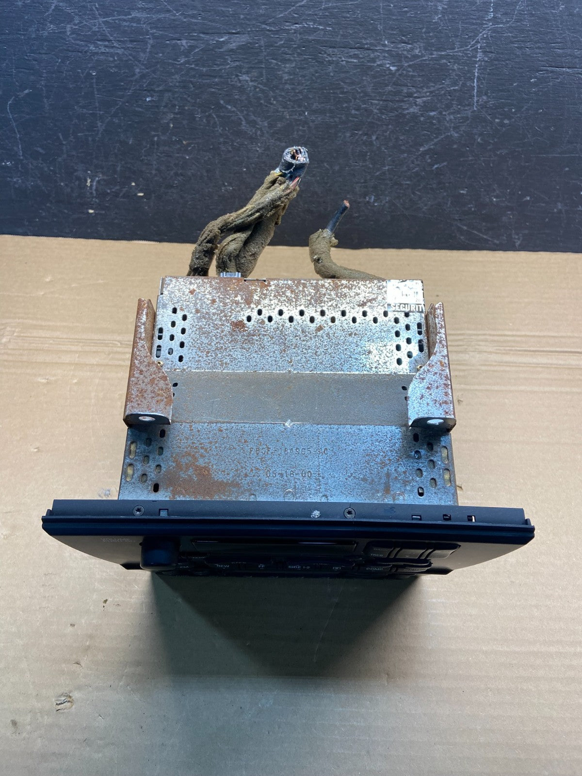 2000 2001 Lincoln LS Radio Cassette Dual Climate Control Panel AE4576 DG3