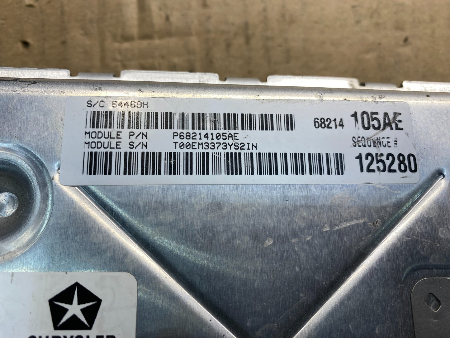 2014 Dodge Charger Chrysler 300 3.6 Engine Control P68214105AE ECU ECM aa7622 DG4