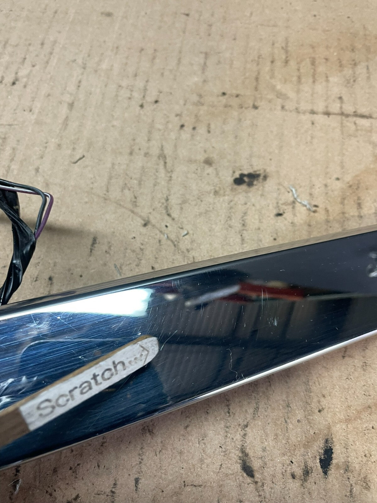2009 to 2012 Lincoln MKS Trunk Moulding Lid Chrome Trim J3671 DG OEM5