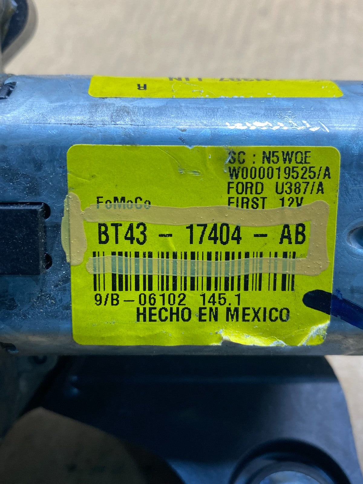 2011 to 2014 Ford Edge Licnoln MKX Rear Windshield Wiper Motor ac6978 DG6