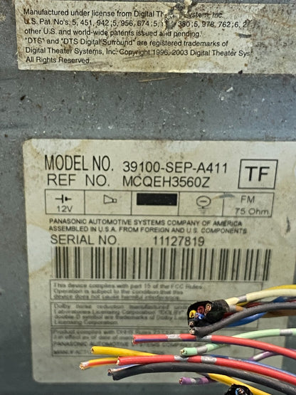 2004 2006 Acura TL CD Player Radio Climate Control AC7118 DG7
