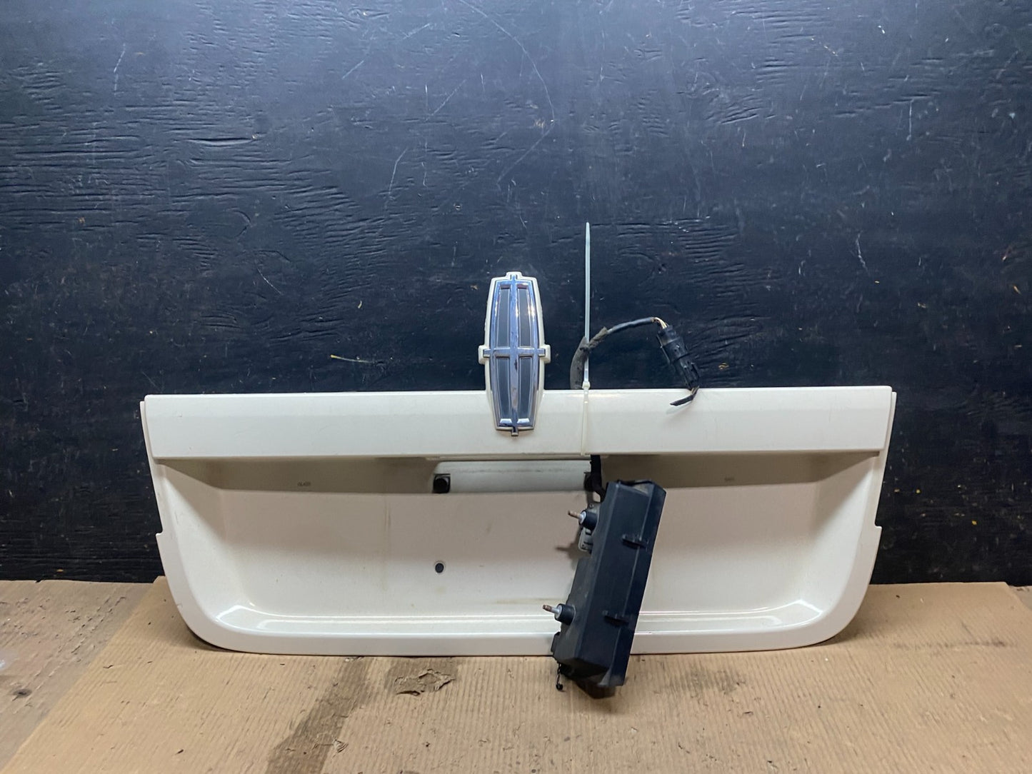 2007 to 2014 Lincoln Navigator Trunk Liftgate License Plate OEM X3437 DG0