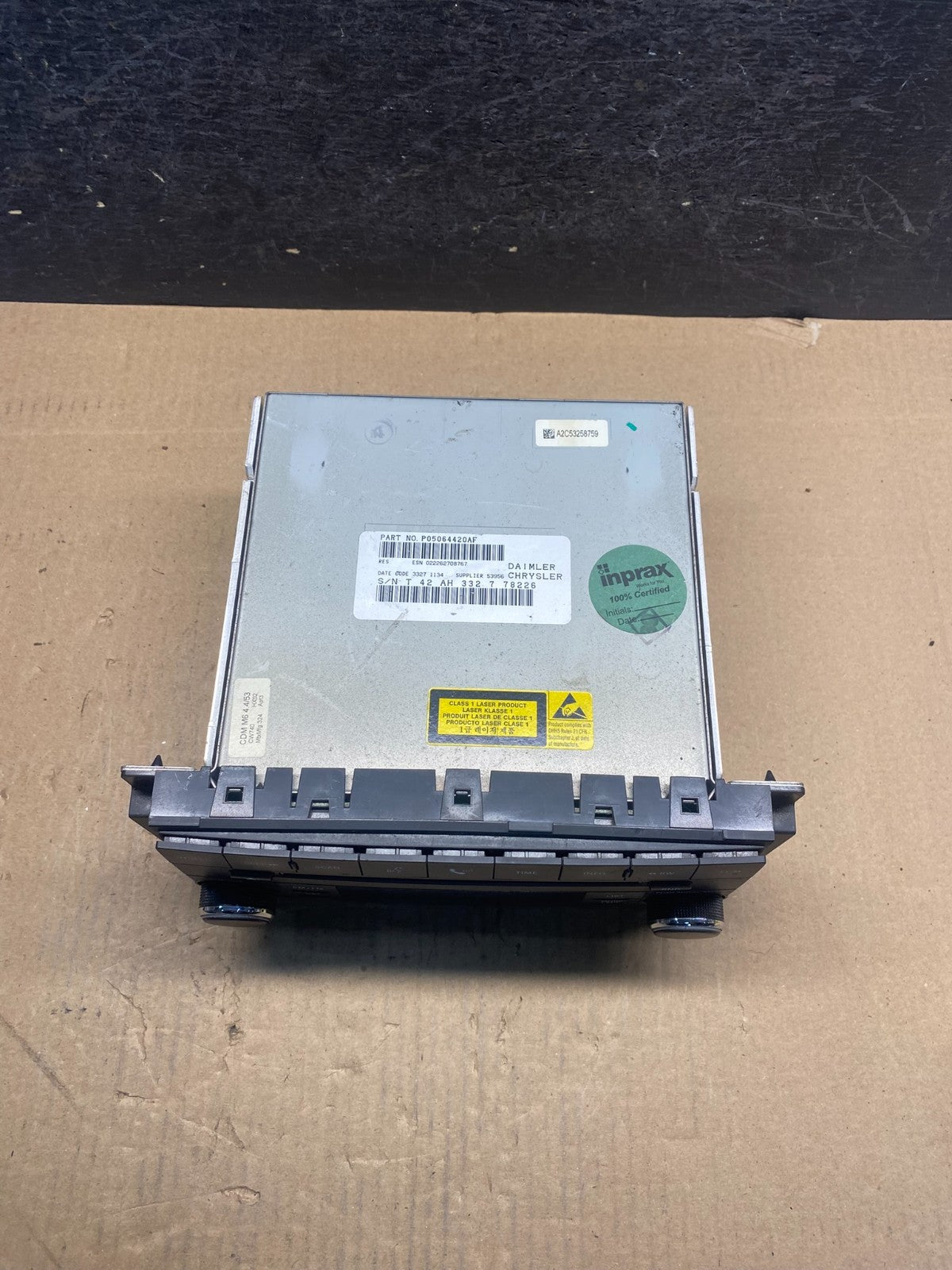 2007-2012 Chrysler Dodge Jeep Ram Radio CD MP3 AUX Receiver ah4786 DG3