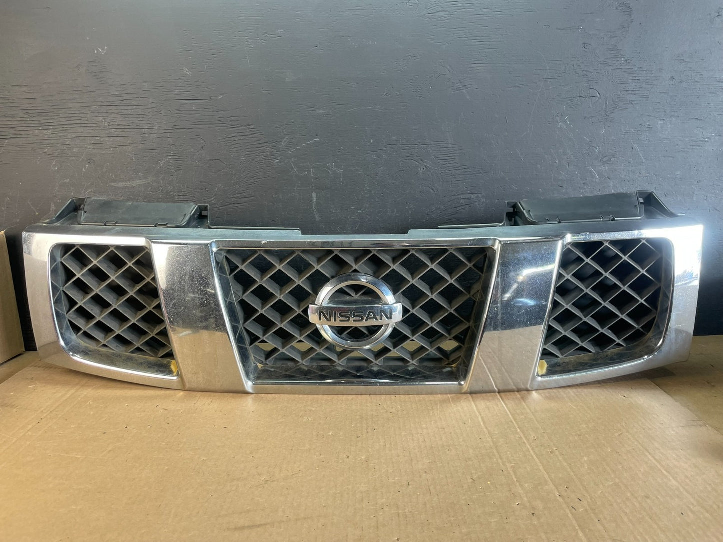 2004 to 2007 Nissan Titan Armada Front Upper Grill Grille Aftermarket AD0210 DG0