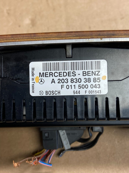 2005-2009 Mercedes W209 CLK350 A/C Heater Climate Control Trim ai6000 DG4