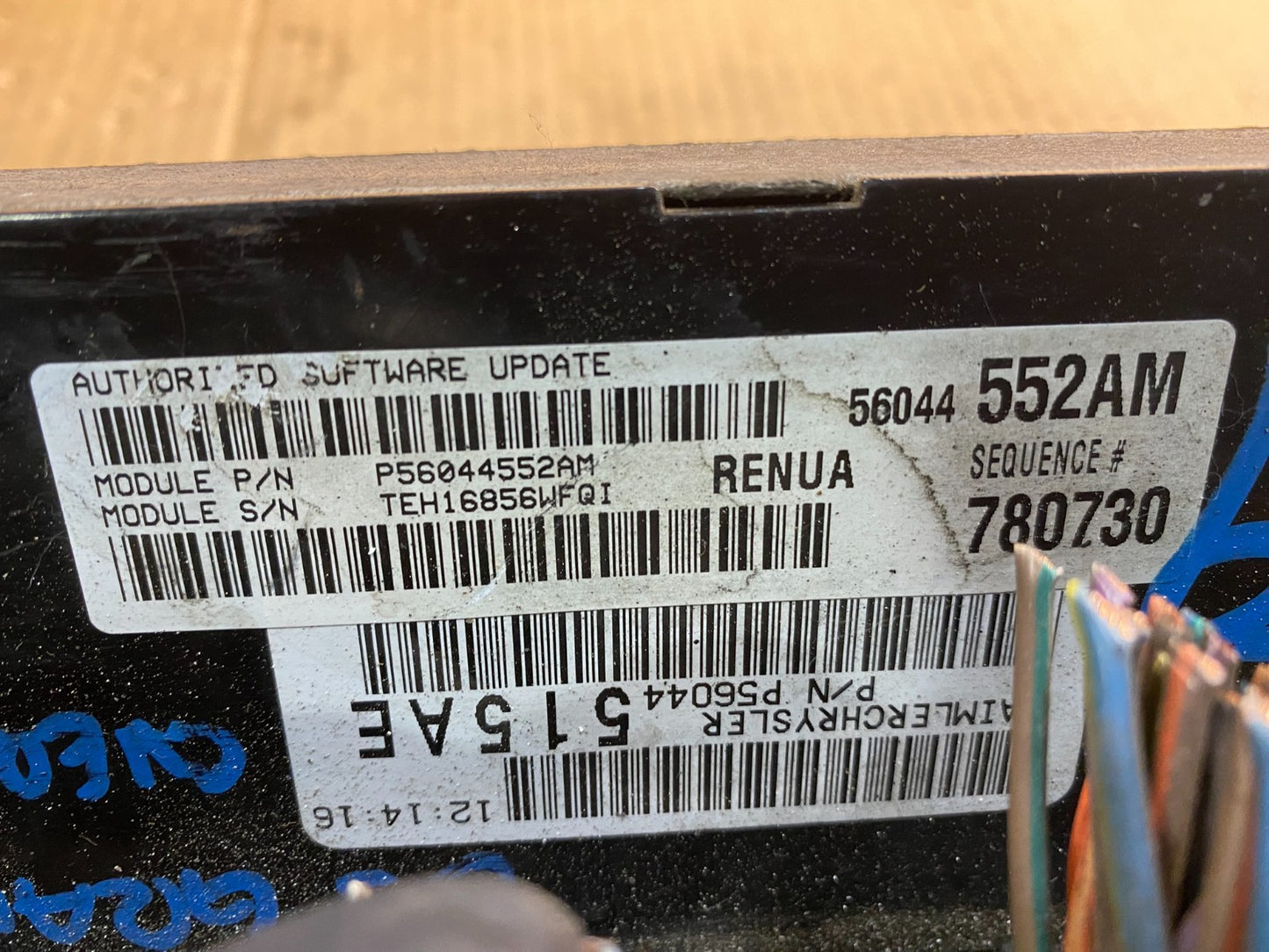 2005 Grand Cherokee Engine Computer 4.7L ECM ECU P56044552AM aa7687 DG4