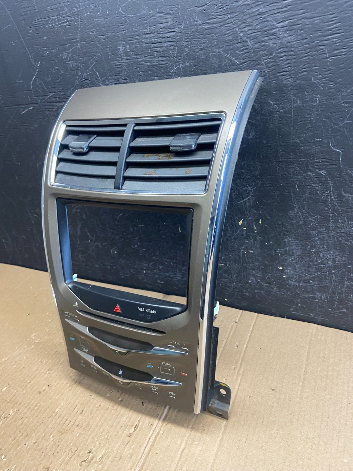 2011-2015 Lincoln MKX Temp Climate Control Heat Seat Radio Bezel ae3972 DG1