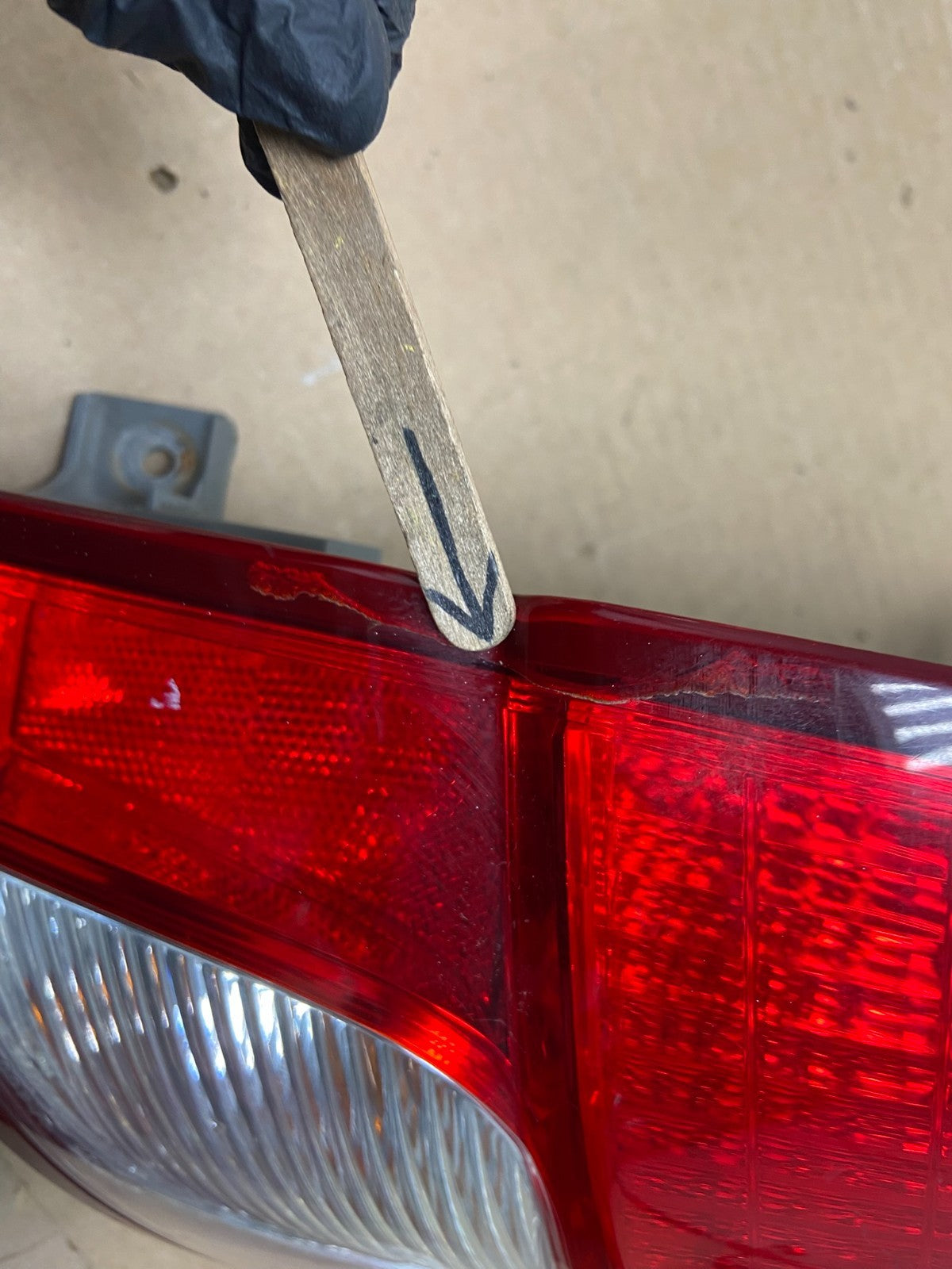 2008-2009 Subaru Outback Wagon Right Passenger RH Side Tail Light AH3112 DW5