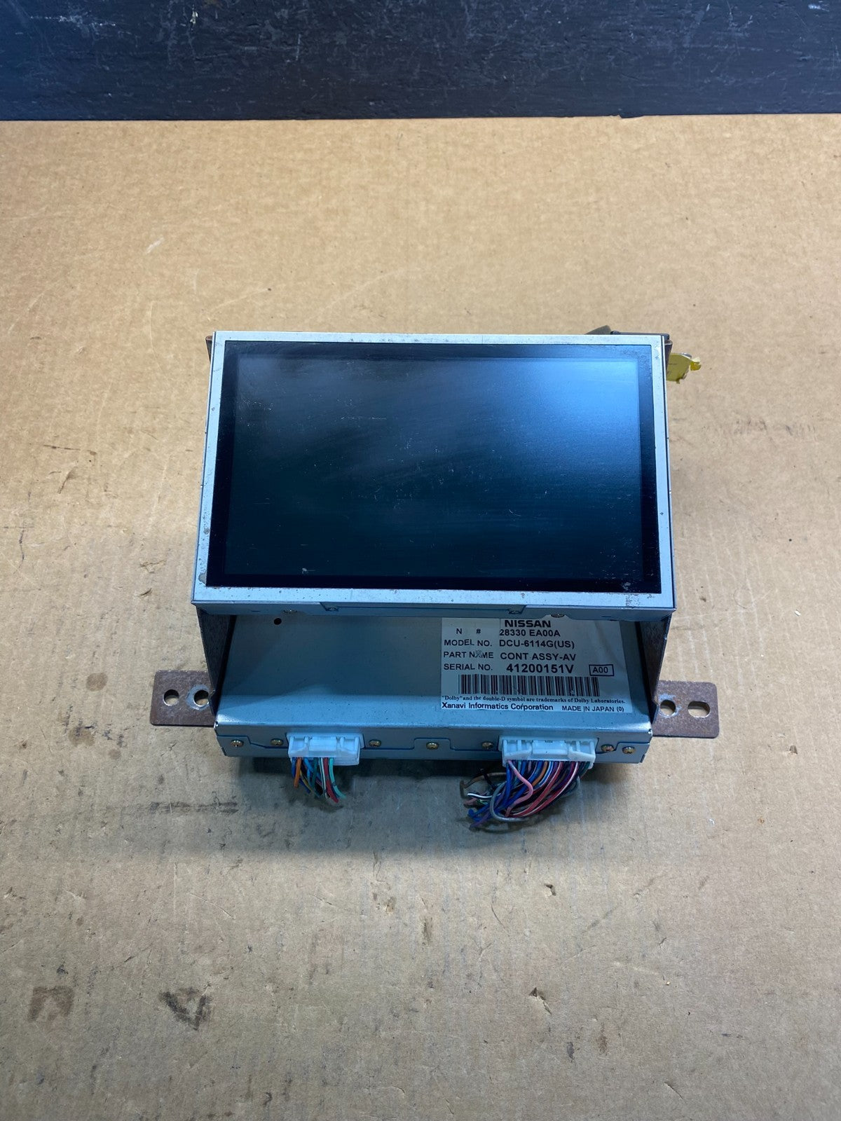 2006 to 2008 Nissan Pathfinder Radio Display Information Navigation AC69550