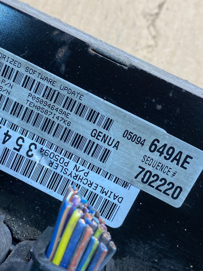 2007 Jeep Grand Cherokee Commander 3.7L Engine Computer ECU PCM ah4705 DG2