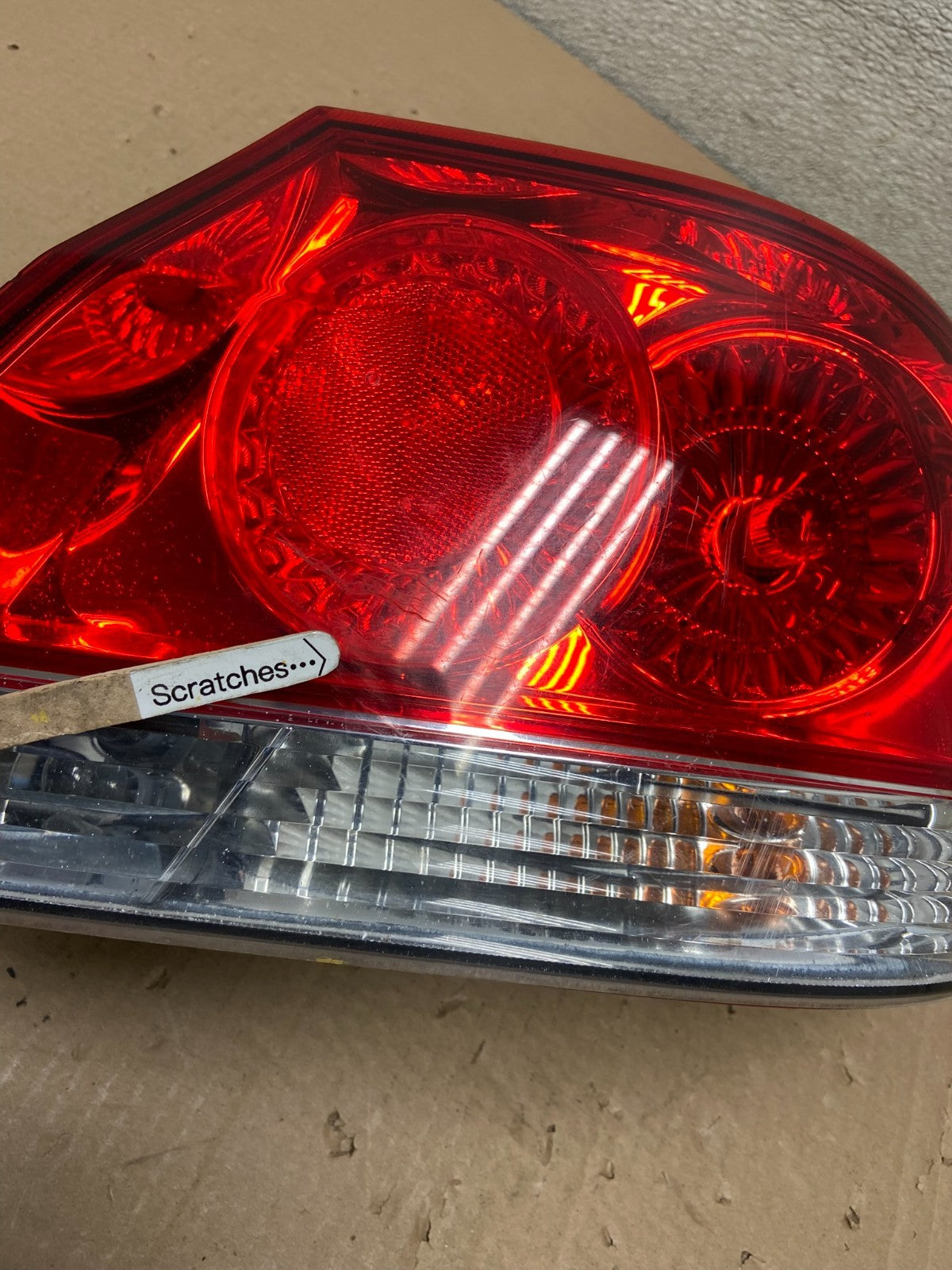 2004-2007 Mitsubishi Lancer Right Passenger Rh Tail Light Red OEM AB2452 DG3