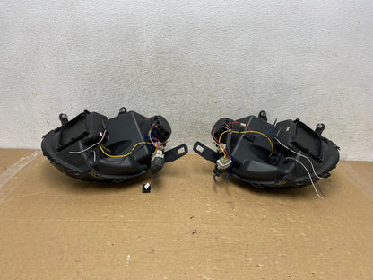 2007 to 2013 Mini Cooper Left+Right Set LED Black Headlights AH8362 DG11
