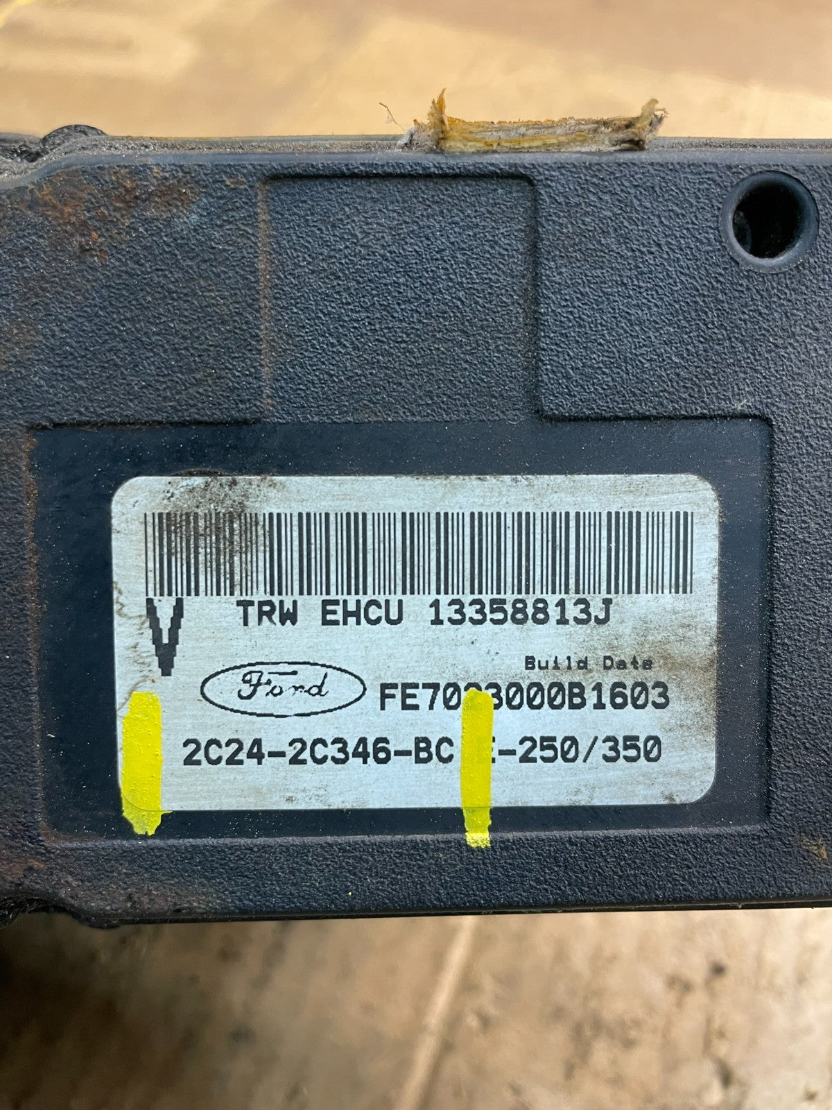 2009 2010 Ford E250 E350 Econoline Anti-Lock ABS Antilock Brake Pump y7356 DG6