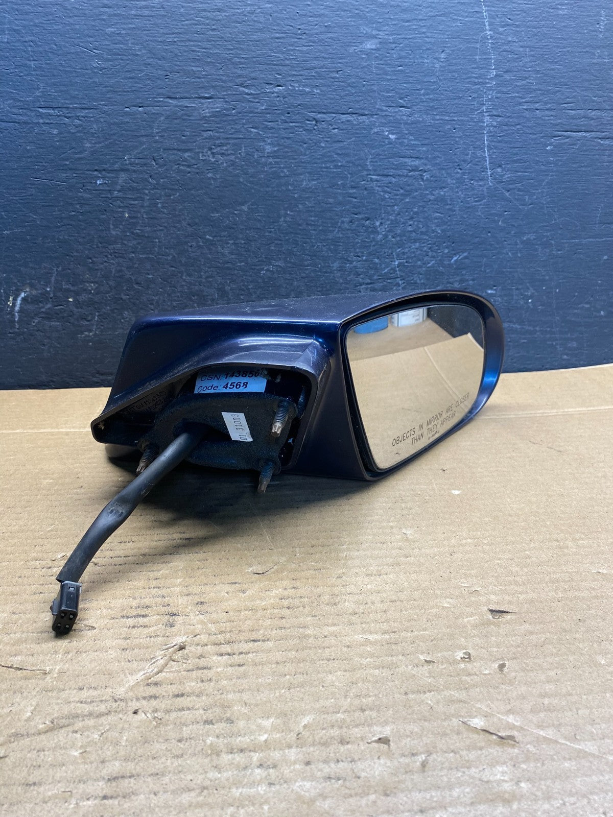 1993-2002 Chevrolet Camaro Right Passenger RH Door View Mirror AD6653 DG10