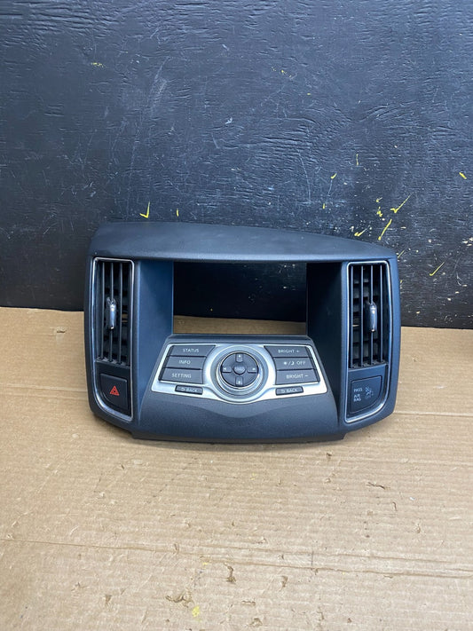 2009 to 2014 Nissan Maxima Radio Audio Panel Control Bezel Trim  W1642 DG0