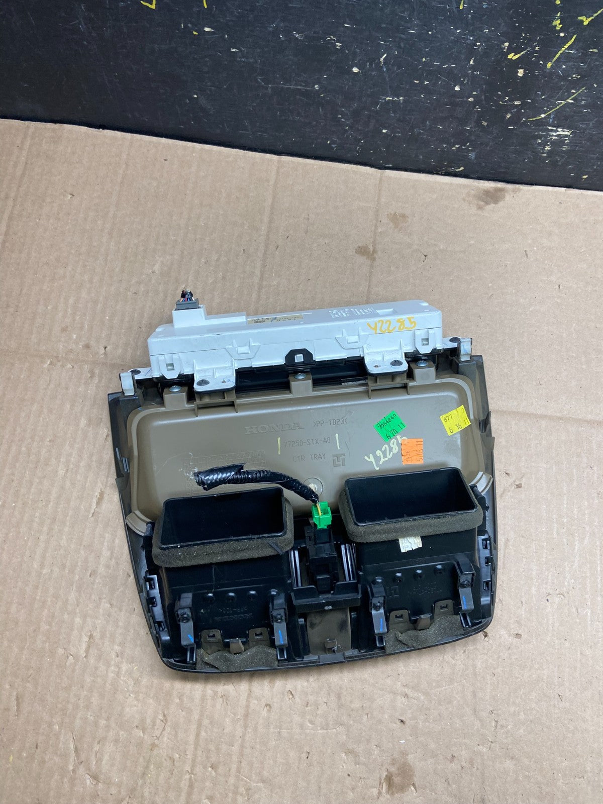 2007 - 2013 Acura MDX Front Dash Tray Center Console Air Vents Hazard Y2285 DG4