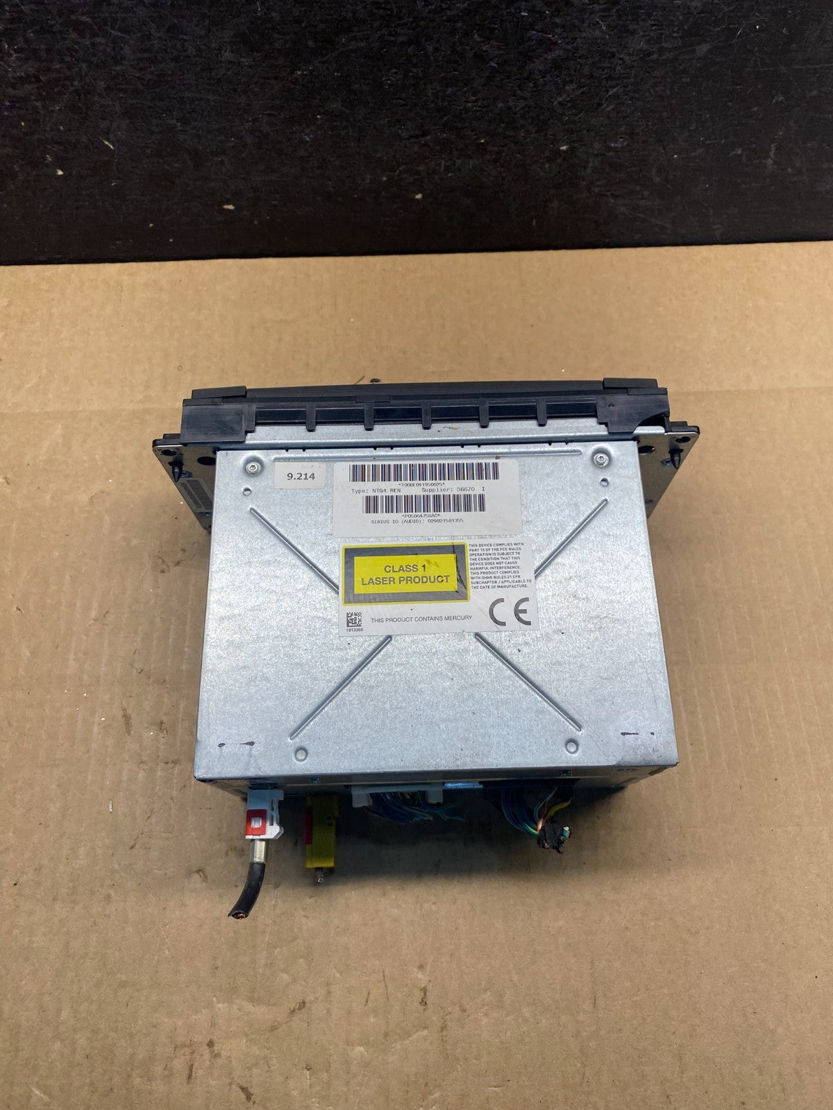 2007 2014 Jeep Dodge Chrysler Screen Display CD Player Satellite Radio AG9525 DG3
