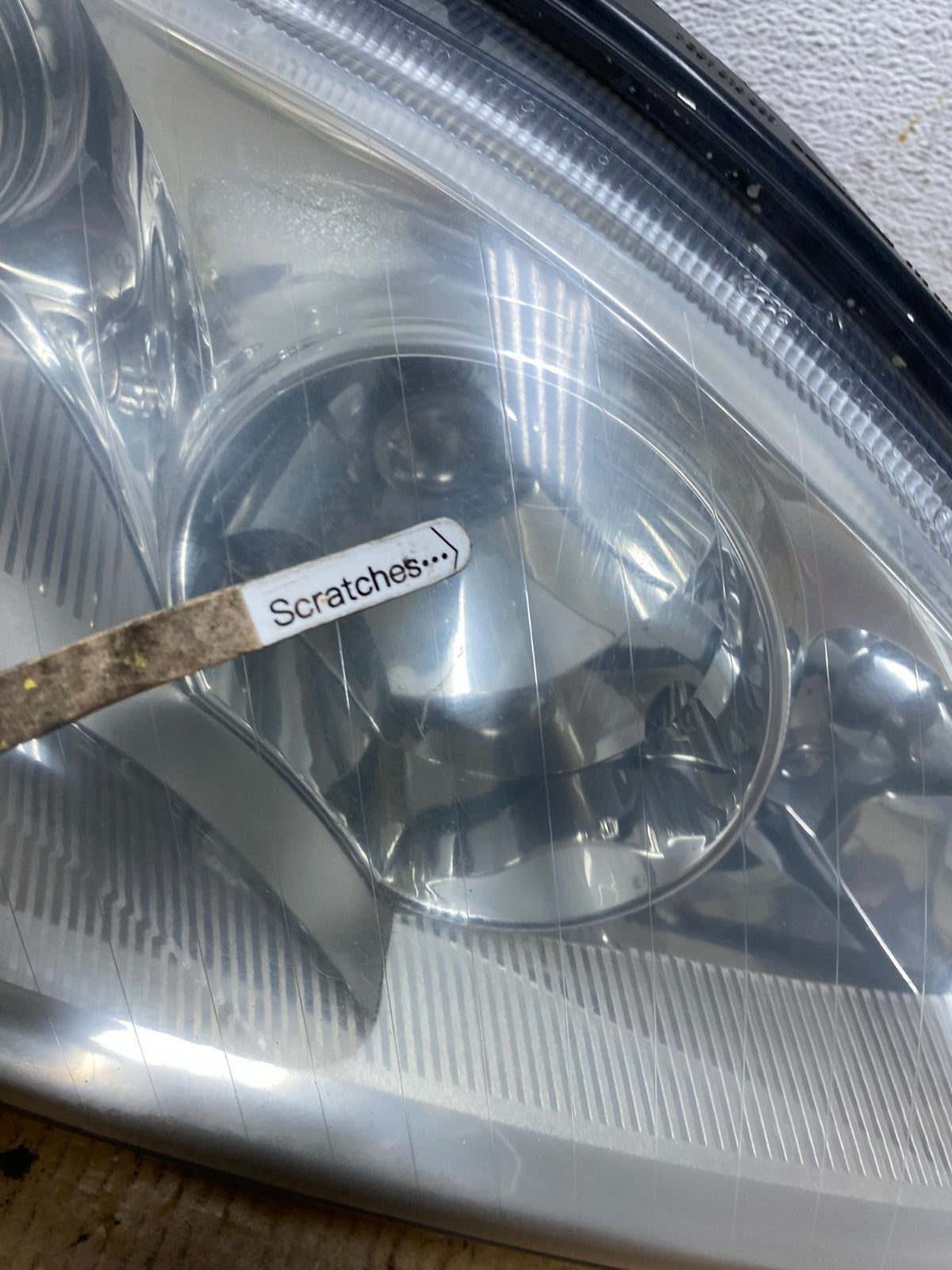 Halogen 2003 to 2006 Mercedes S-Class Right Passenger RH Headlight AD9257 DW3