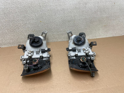 1999-2004 Nissan Pathfinder Left+Right Headlights + Turn Signal Oem Z3859 DW7