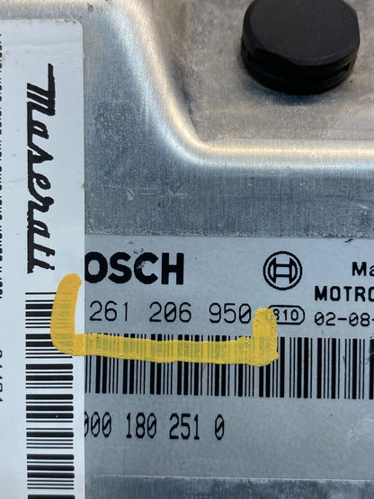 2002 to 2006 Maserati Spyder 4.2 Engine Control Module ECM 261206950 AC09622