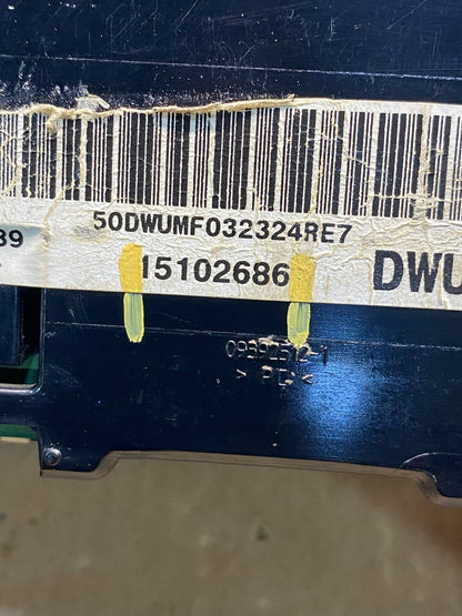 2004 to 2007 Chevrolet Express Speedometer Cluster Gauge ae7620 DG5