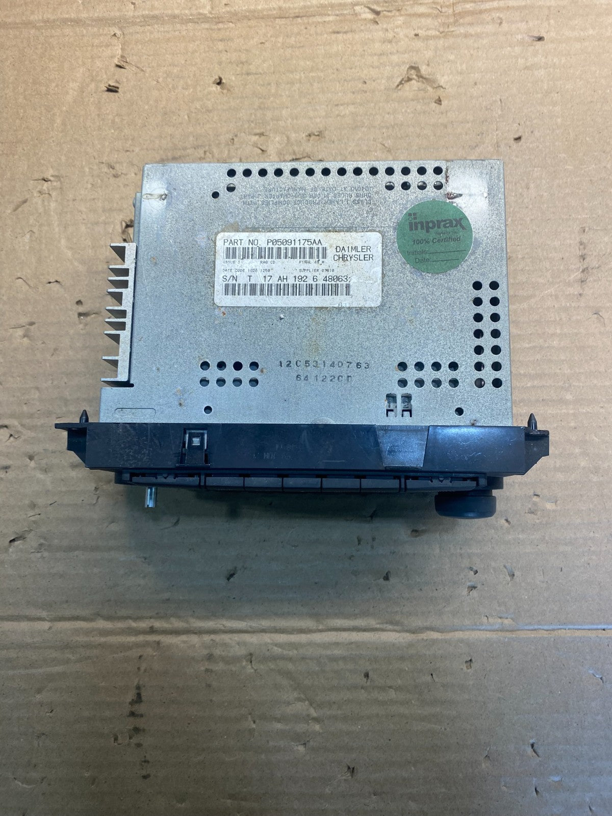 2005 2008 Jeep Dodge Chrysler Screen Display CD Player Satellite Radio aa3174 DG3