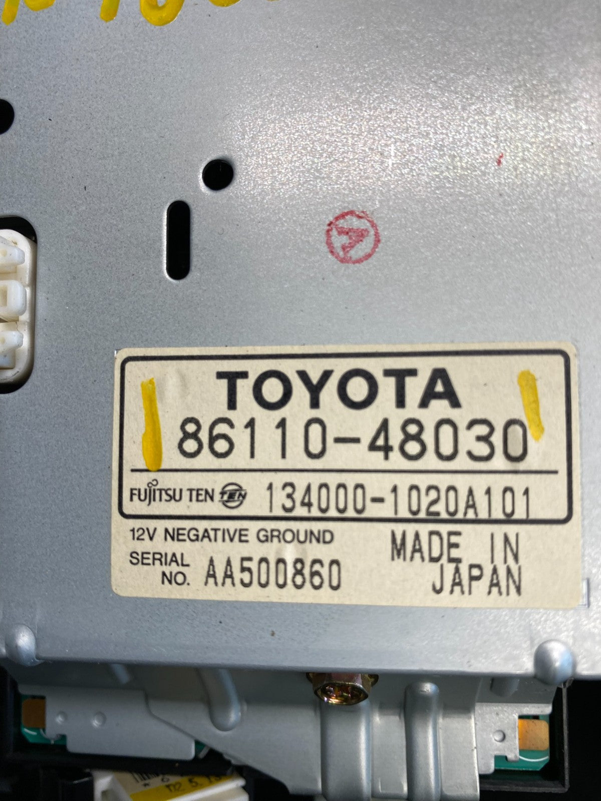 1999 2003 Lexus RX300 Radio Navigation Info Display Climate Control OE AC9603 DG6