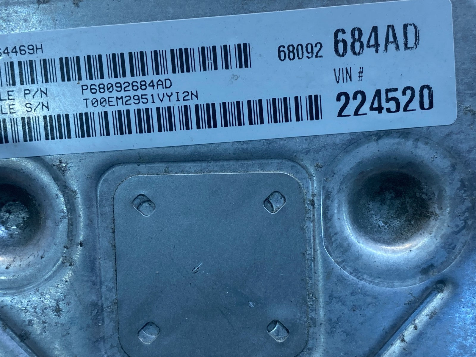 2011 2012 Dodge Journey ECU ECM Engine Computer Module AE2172 DG2